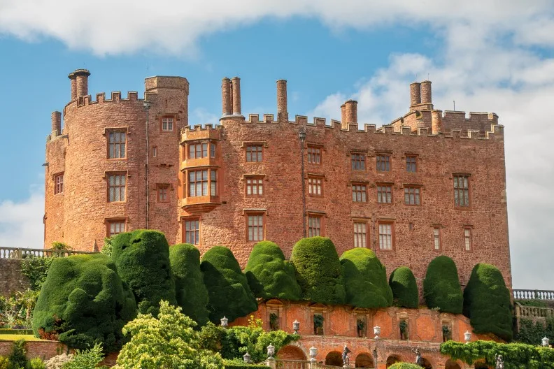 Powis Castle and Garden, Powys, Wales, UK