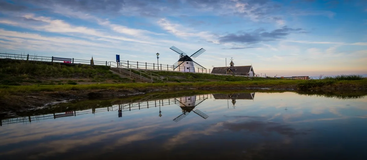 Lytham Windmill in Lytham St Annes, Lancashire, England