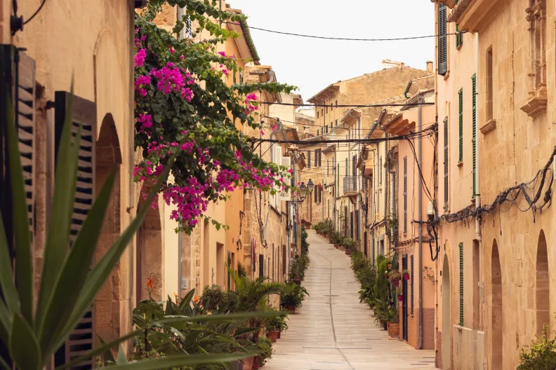 Die Altstadt von Alcúdia.