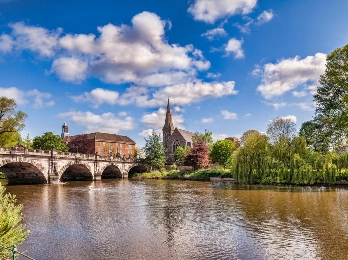 The English Bridge on the River Severn, Shrewsbury