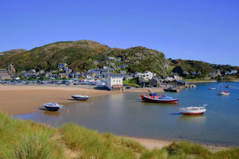 Barmouth Beach, Gwynedd, Wales, UK