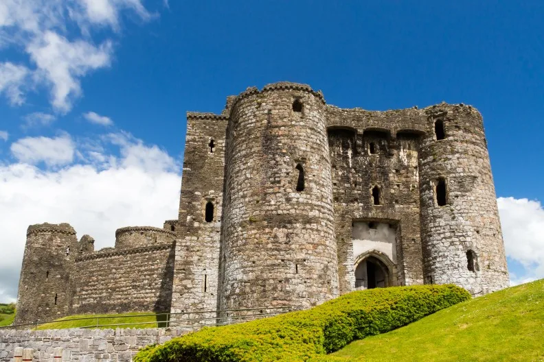 Kidwelly Castle, Carmarthenshire, Wales, UK