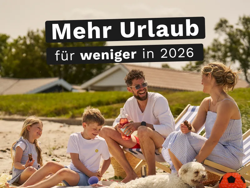138.000 Urlaube mit Rabatt bis September 2026
