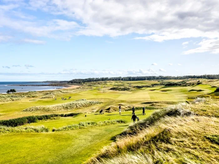 views of the Kingsbarns Golf Course