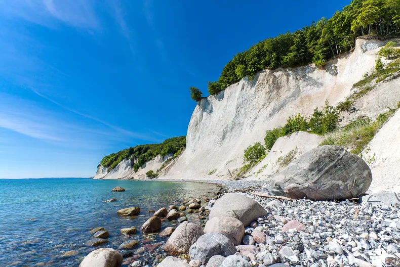 Kreidefelsen auf Rügen.