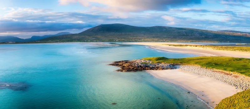 Luskentyre Beach on the Isle of Harris, Outer Hebrides, Scotland