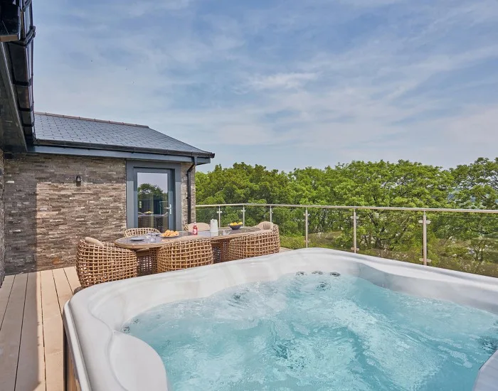 Glan y Mor Lodge at Landal Dylan Coastal Resort in Carmarthenshire, South Wales, UK