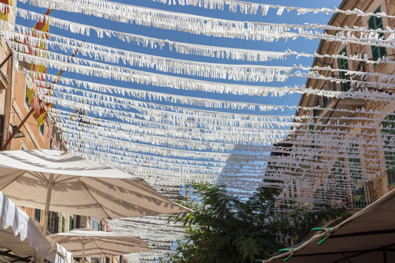 Markt in Santanyi auf Mallorca.