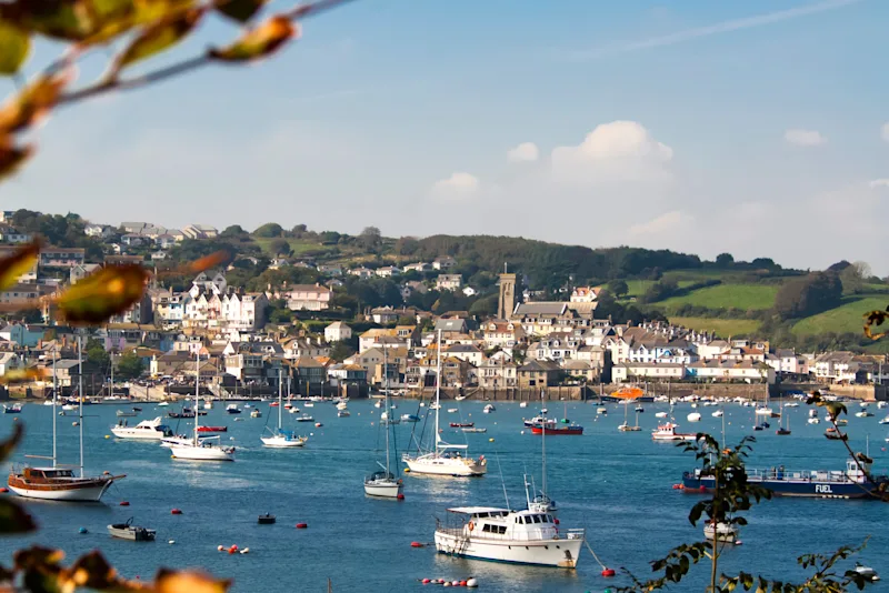 The beautiful seaside town of Salcombe in South Devon, UK
