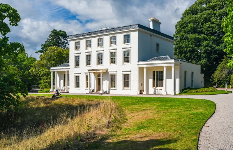 The National Trust's Greenway House in Devon, UK
