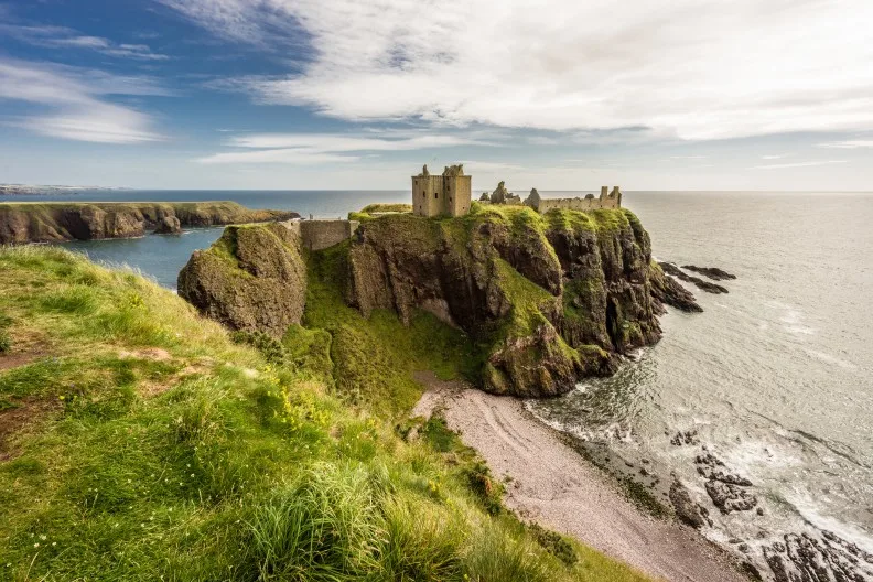 Dunnottar Castle, near Stonehaven, Aberdeenshire, Scotland, UK