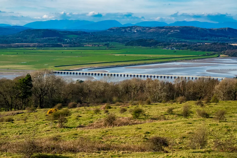 Arnside Knott in Arnside & Silverdale Area of Outstanding Natural Beauty, Lancashire, UK