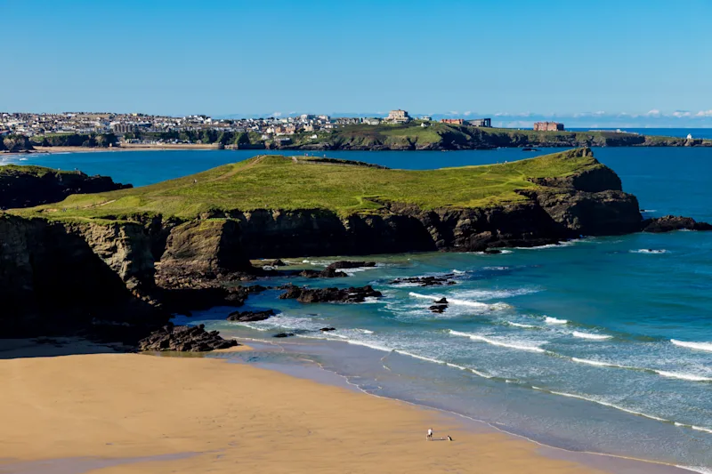 Newquay Beach near St Columb Major, Cornwall, UK