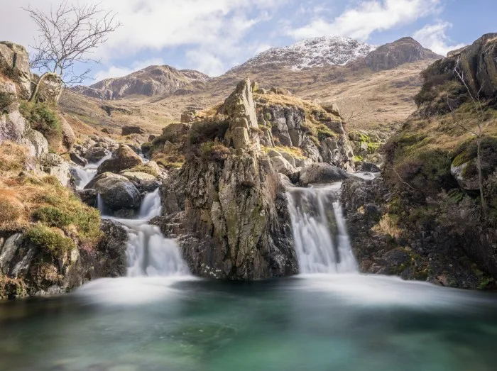 Waterfall pool in the Wasdale area of the Lake District