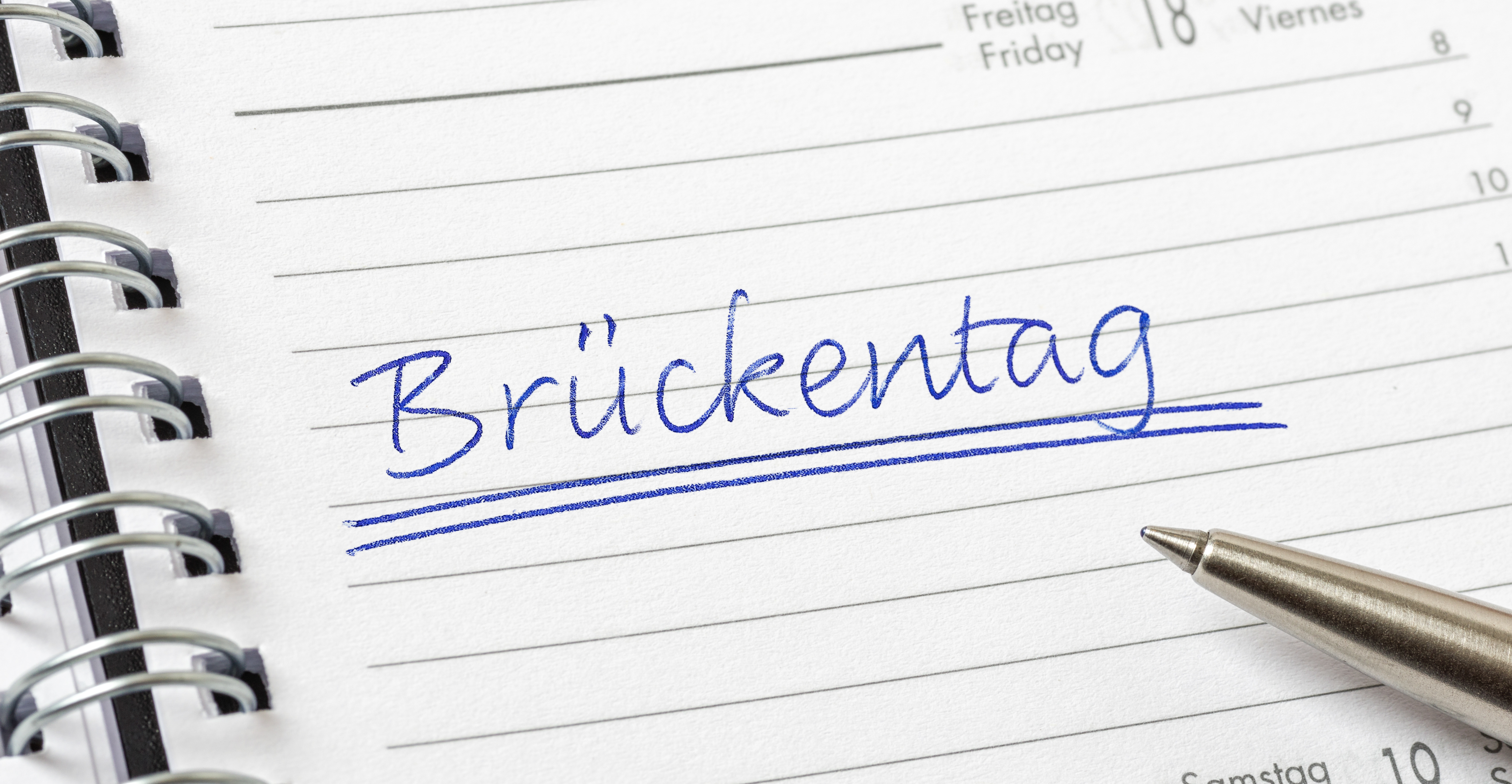 Brückentage und Feiertage in 2025