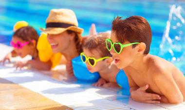 Ferienhäuser mit Pool für die Familie