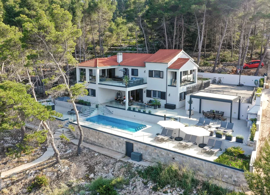 Gruppenurlaub Kroatien großes Ferienhaus