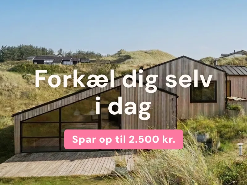 Udsalg! Rabat på mere end 500.000 ferier