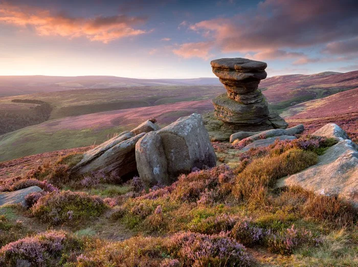 The Salt Cellar on Derwent Edge in the Peak District