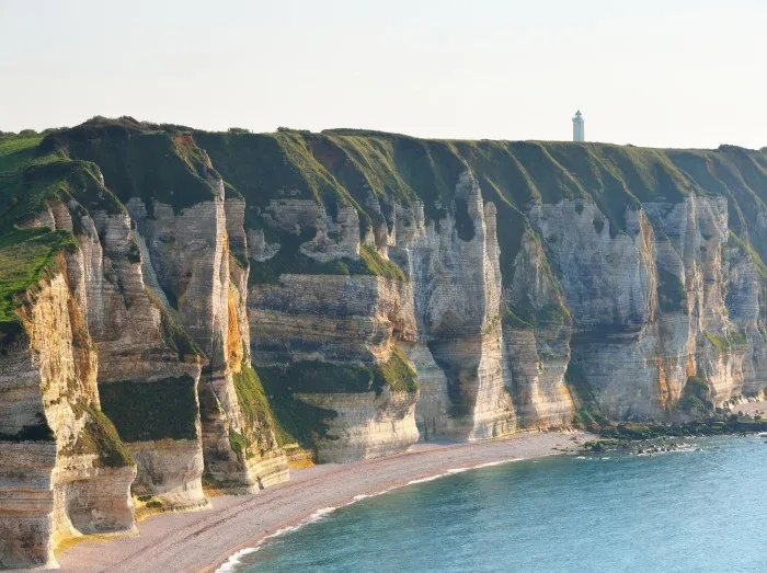 Gorgeous cliffsides, within good reach from our Normandy villas