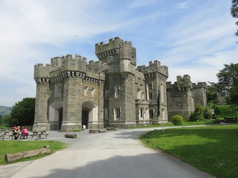 Wray Castle, Windermere, Lake District, Cumbria, England, UK