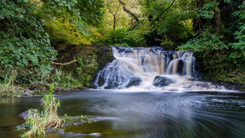 Spectacle E'e Falls, near Strathaven and Sandford
