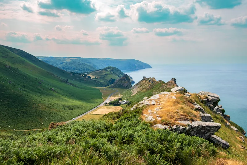 Valley of Rocks, Exmoor National Park, North Devon, UK