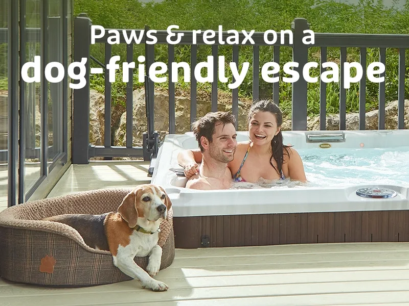 Dog-friendly hot tub breaks