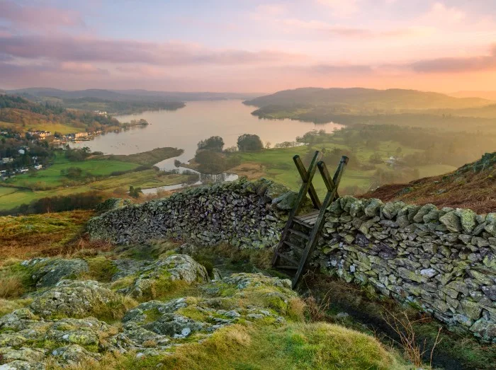 View of the Lake District