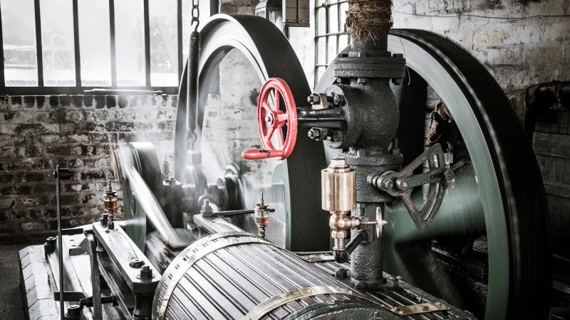 Steam Pumping Engine At The Black Country Living Museum, Dudley