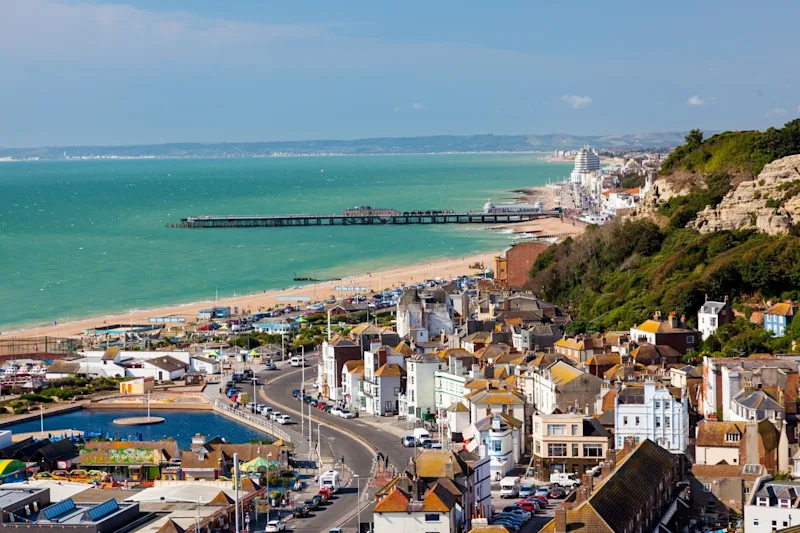 Hastings coastline