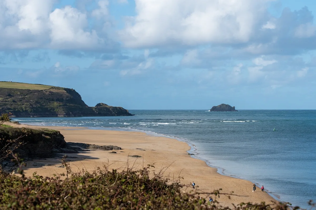 Crackington Haven beach