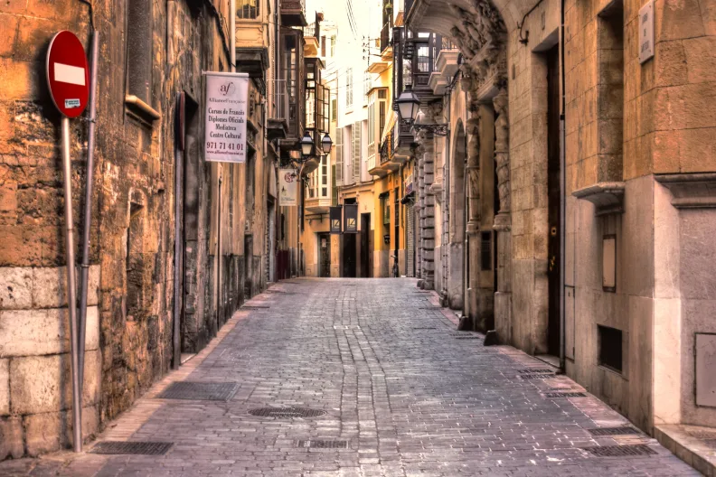 Die Altstadt von Palma de Mallorca.