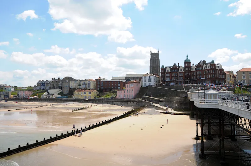 Seafront at Cromer, North Norfolk Coast, England, UK