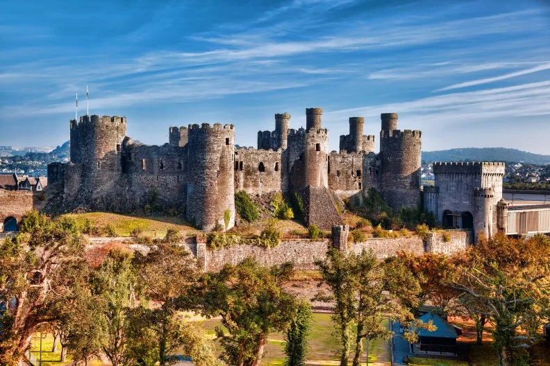 Conwy Castle, County Conwy, Wales, UK