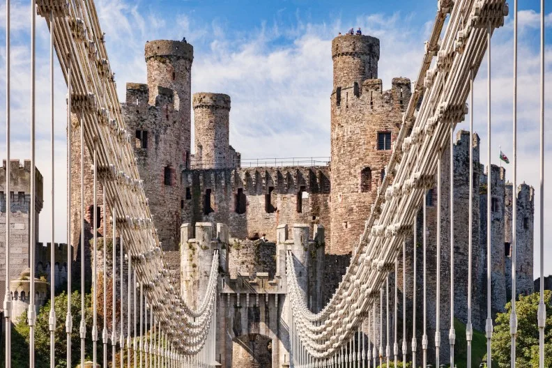 Conwy Castle, County Conwy, Wales, UK