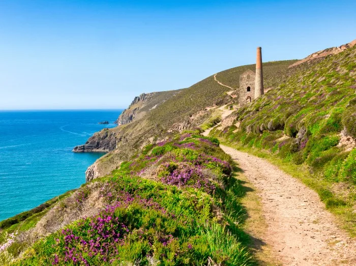 South West Coast Path between St Agnes Head and Church Porth.