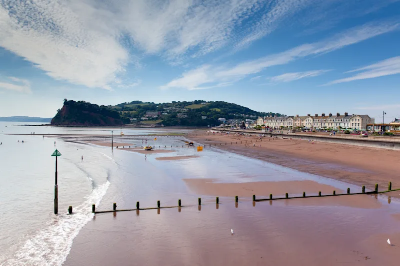 Teignmouth Beach, Devon, UK