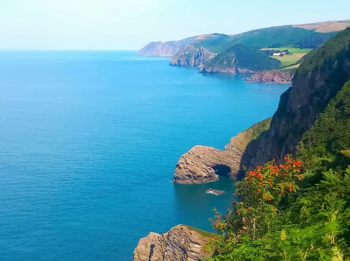 Exmoor SW coast path seascape