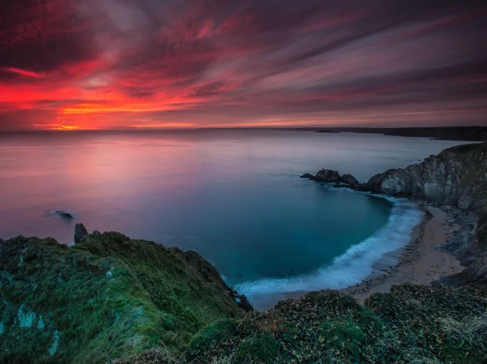Hope Cove sunset 1