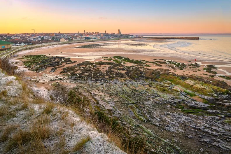 St Andrews West Sands Beach, St Andrews, Kingdom of Fife, Scotland, UK