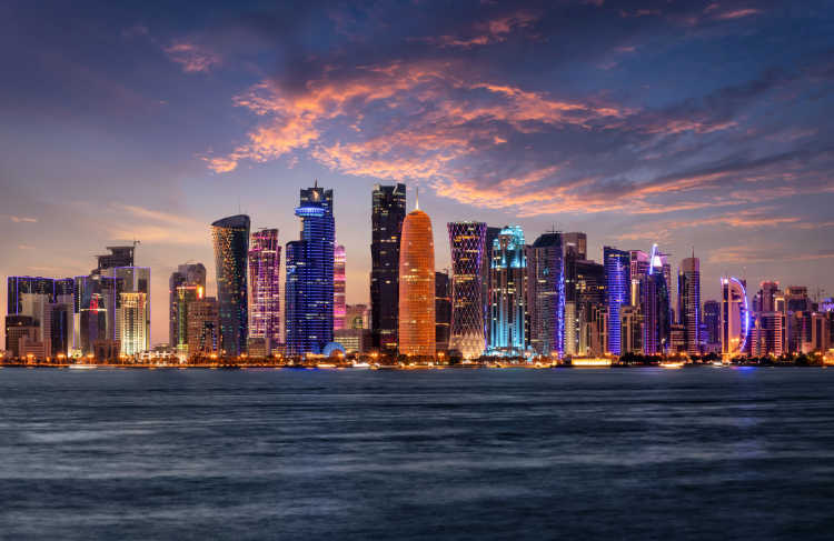 Doha Qatar Skyline