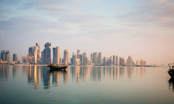 Doha Qatar Skyline view