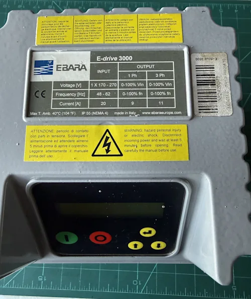 Falownik silnika Ebara E-drive 3000