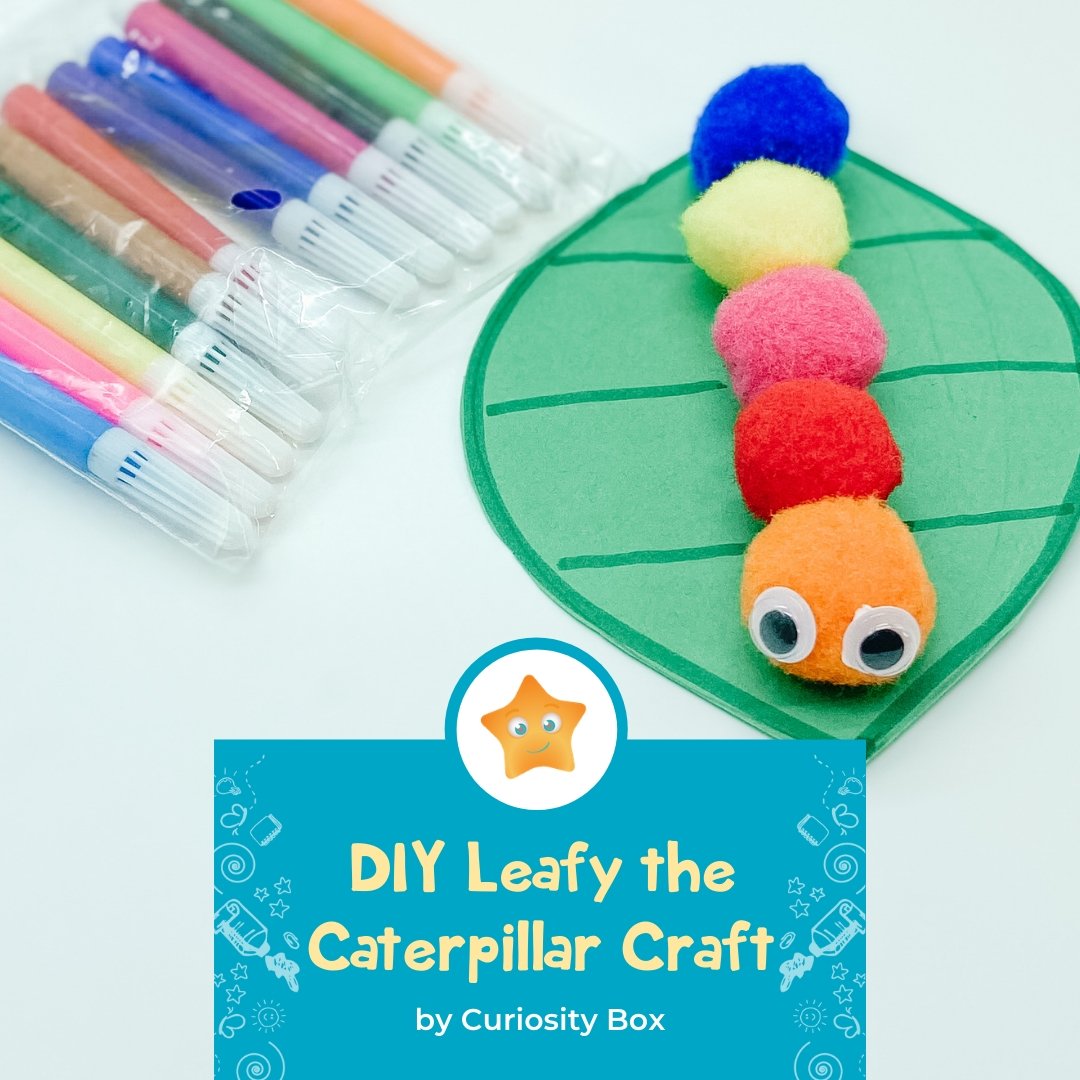 DIY Leafy The Caterpillar Craft
