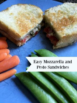 Easy Mozzarella and Pesto Sandwiches