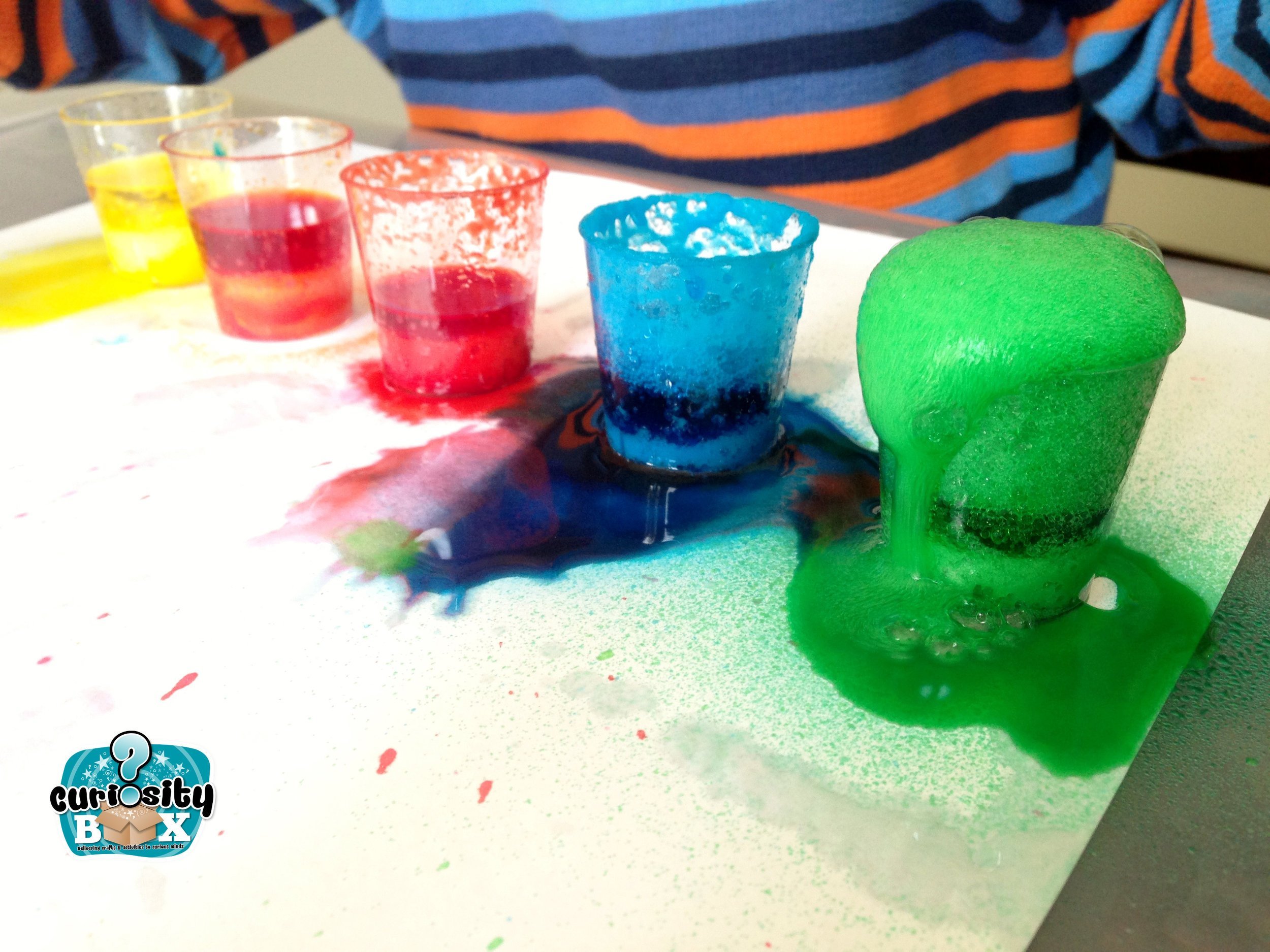 Erupting Colours Experiment