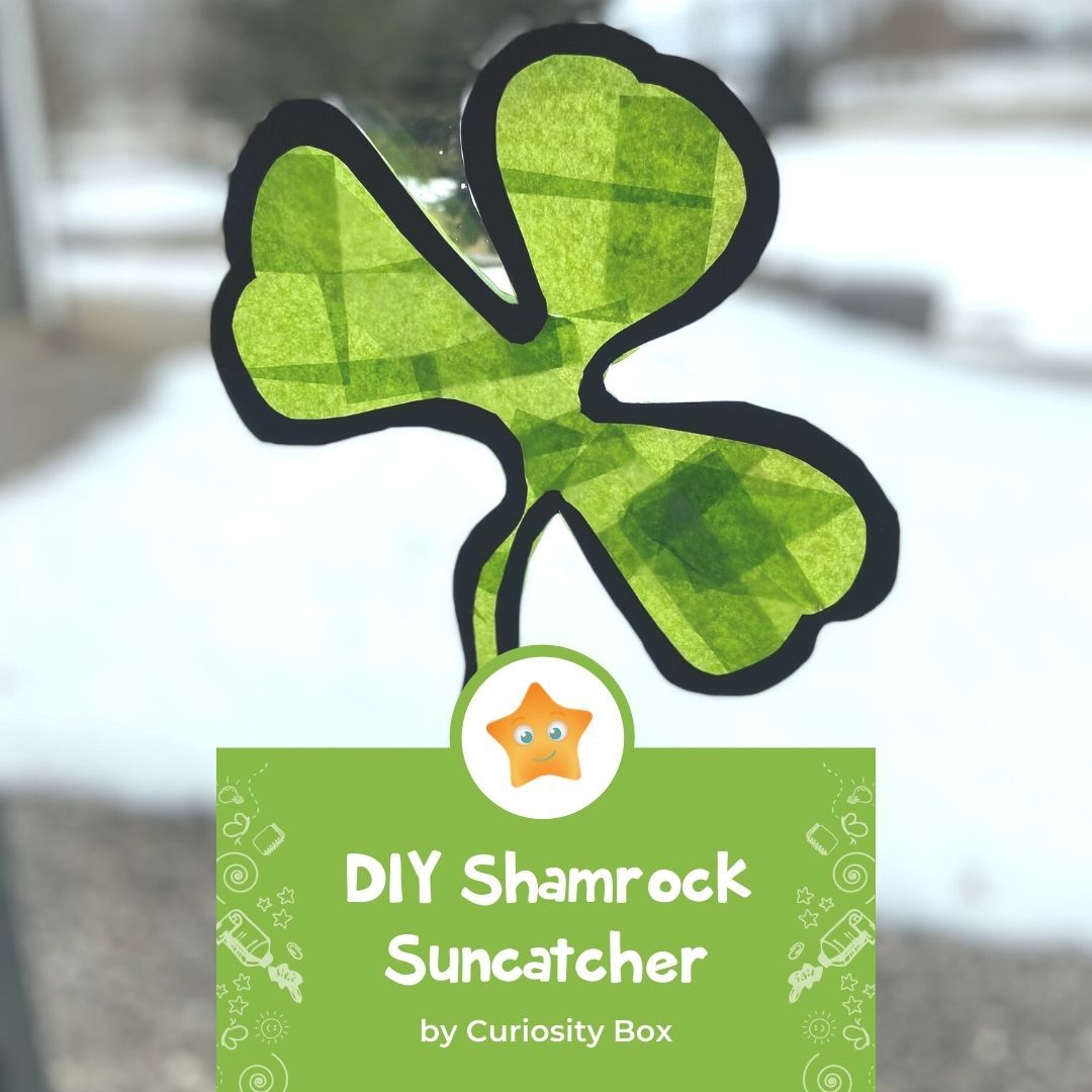 DIY Shamrock Suncatcher Craft