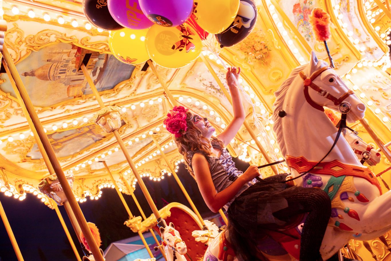 Candy Carousel during Creepy carnival