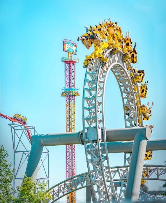 Särkänniemen Tornado-vuoristorata.